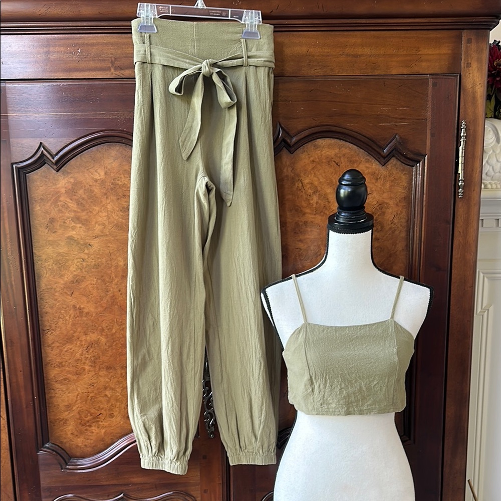 Zaful Pants and Crop Top